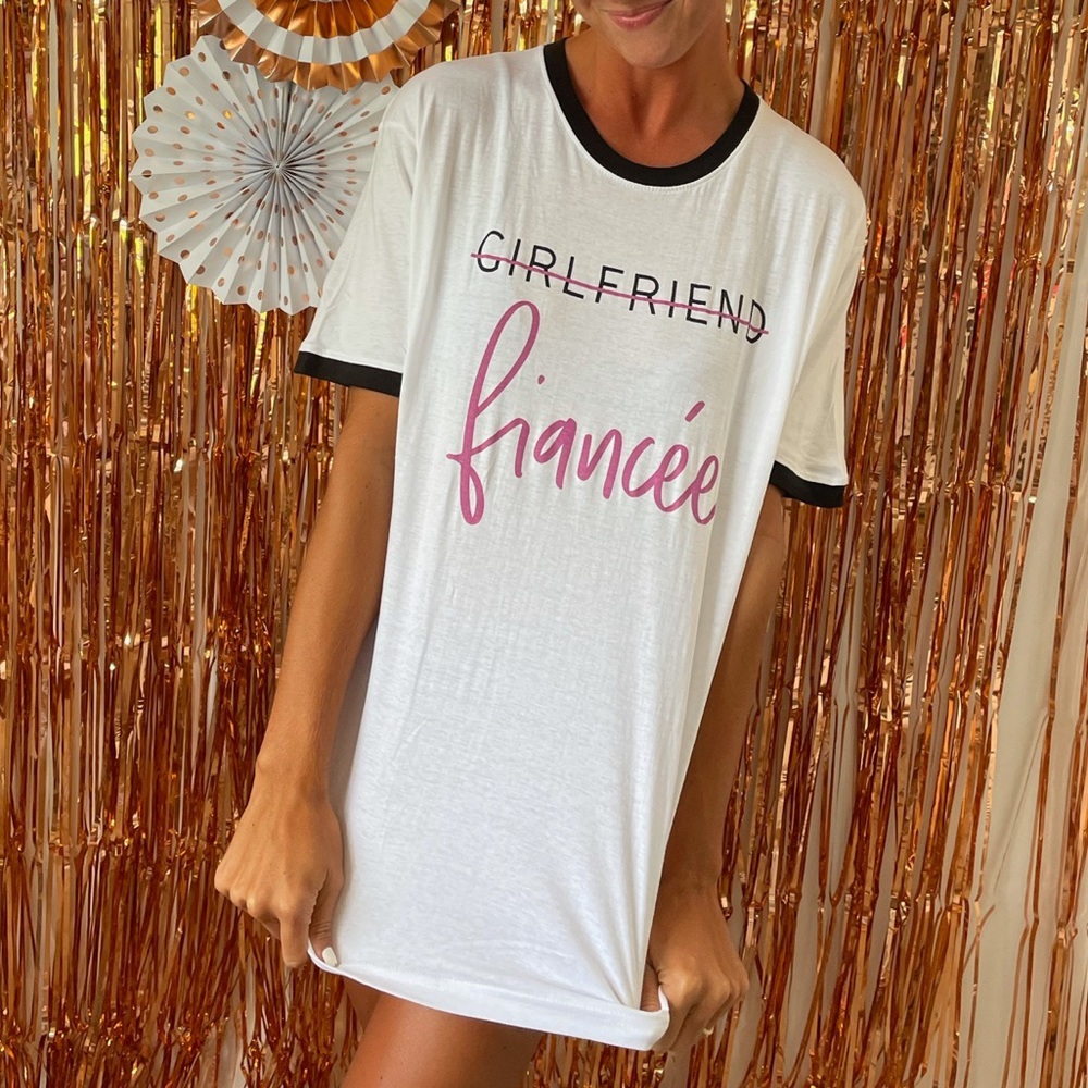 Girlfriend -> Fiancé tee